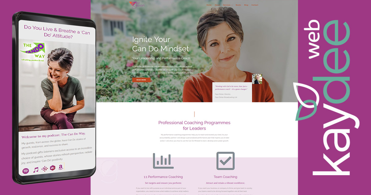 Business coaching website design