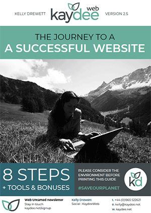 The journey to a successful website - free PDF guide
