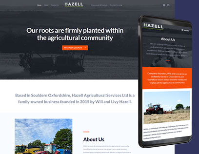 Agriculture website design