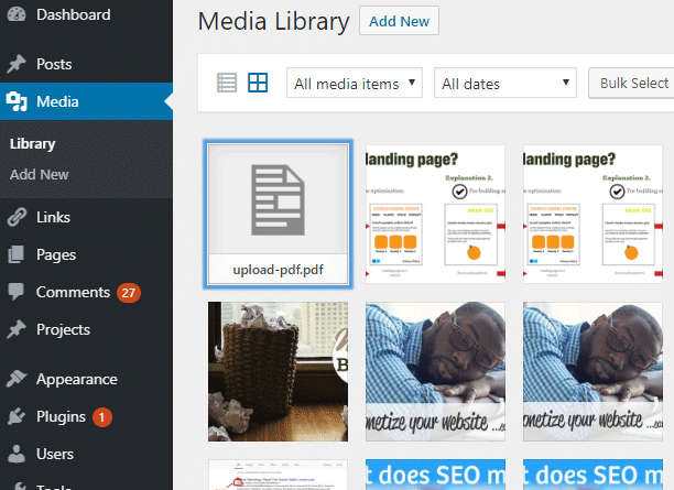 How To Add A Pdf To Wordpress And Link To It Step By Step