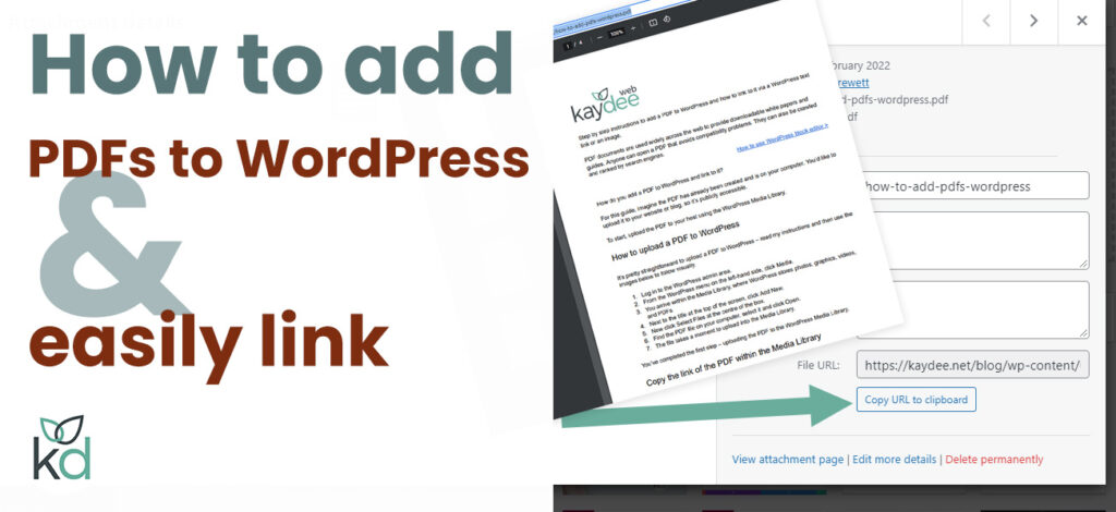 How to add PDFs to WordPress and easily add links