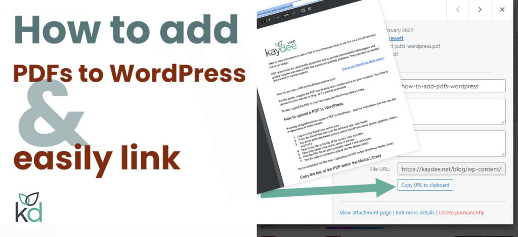 how to add pdf content to wordpress