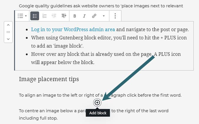 Add images to WordPress in the block editor (Gutenberg)