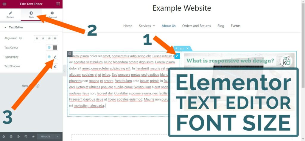 elementor-text-editor-editing-text-font-size-and-line-spacing