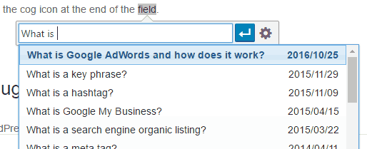 Creating a WordPress Link