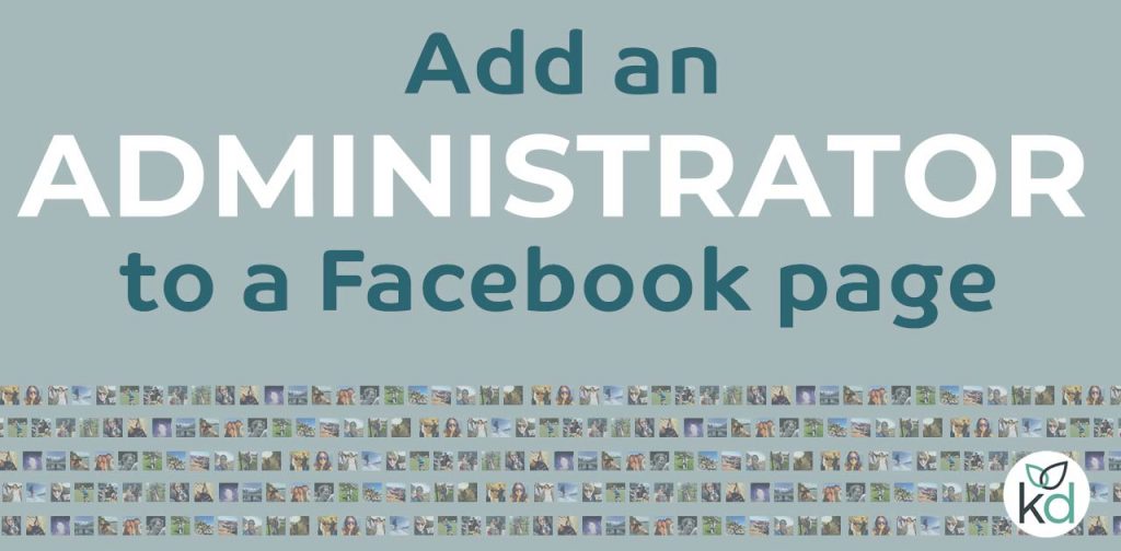 Add an administrator to a Facebook business page