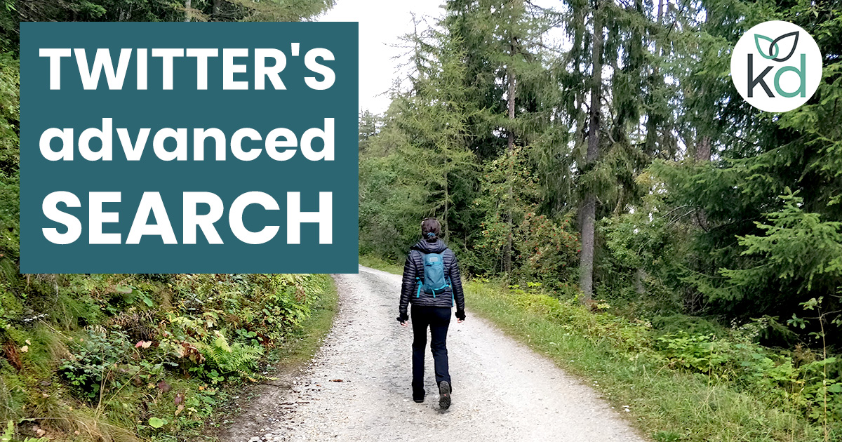 Twitter's advanced search